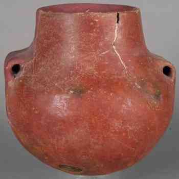 Benaocaz 1: vaso neolítico pintado a la almagra