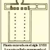 Basílica de Cabeza de Griego. Planta según Cornide