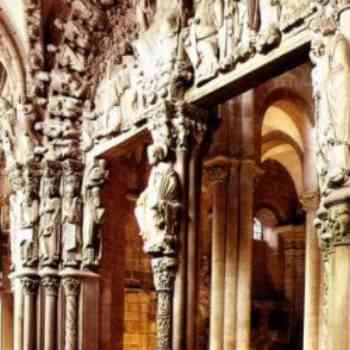 El Pórtico de la Gloria. Catedral de Santiago de Compostela