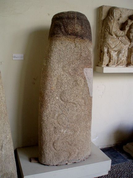 Estatua-menhir de navalcán.