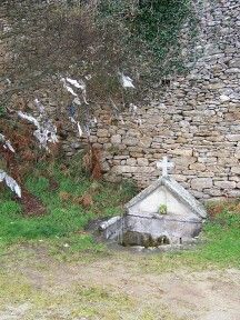 Fonte do santuario de san adrián. malpica de bergantiños (coruña).