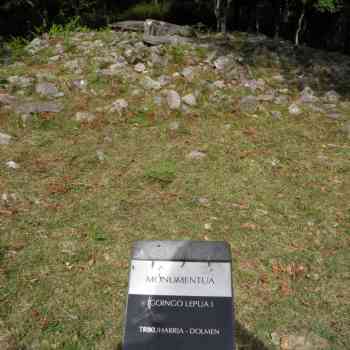 Click para ampliar. Pulsa en el nombre para ver la ficha. Dolmen Igoingo Lepua I