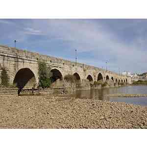 Click para ampliar. Pulsa en el nombre para ver la ficha. Puente romano sobre el Guadiana