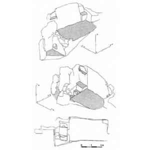 Click para ampliar. Pulsa en el nombre para ver la ficha. La sauna de Ulaca. Levantamiento Axonométrico.