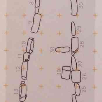 Click para ampliar. Pulsa en el nombre para ver la ficha. Villamartín 2: dolmen de Alberite (planta)