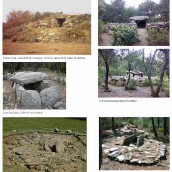 Click para ampliar. Pulsa en el nombre para ver la ficha. De los Megalitos a los pseudotúmulos