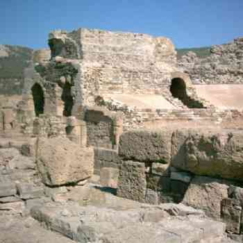 Click para ampliar. Pulsa en el nombre para ver la ficha. Teatro romano de Baelo Claudia, Tarifa (Cádiz)