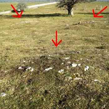 Click para ampliar. Pulsa en el nombre para ver la ficha. campo tumular El Muro Hego (NAVARRA)