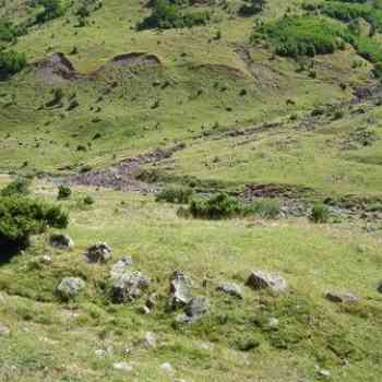 Click para ampliar. Pulsa en el nombre para ver la ficha. cromlech Barranco Mallo Blanco (HUESCA)