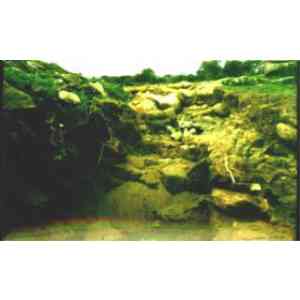 Click para ampliar. Pulsa en el nombre para ver la ficha. Horno destruido en Cáparra.