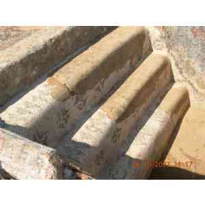 Click para ampliar. Pulsa en el nombre para ver la ficha. Milreu, Portugal - Degraus em mosaico com motivos marinhos