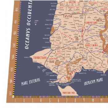 Click para ampliar. Pulsa en el nombre para ver la ficha. Mapa Iberia Ptolomeo 3 Suroeste