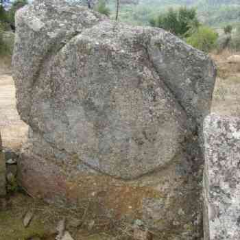 Click para ampliar. Pulsa en el nombre para ver la ficha. Detalle de un orostato del anta do penedo gordo