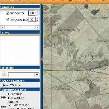 Click para ampliar. Pulsa en el nombre para ver la ficha. Posición del pago de la ciudad en Paredes de Nava