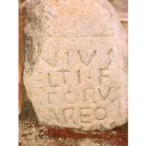 Click para ampliar. Pulsa en el nombre para ver la ficha. Ara funeraria de Egitania