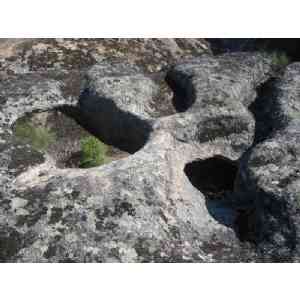 Click para ampliar. Pulsa en el nombre para ver la ficha. Depresión con canales de desagüe