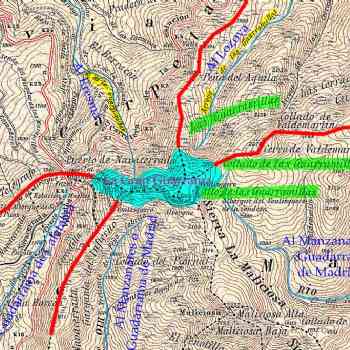 Click para ampliar. Pulsa en el nombre para ver la ficha. La Gran Guarrama < *Aquae dirrama
