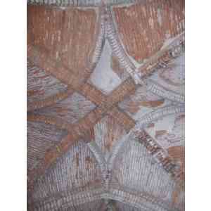 Click para ampliar. Pulsa en el nombre para ver la ficha. Santa María de Carracedo (León). Bóveda de terceletes en ladrillo del claustro reglar.