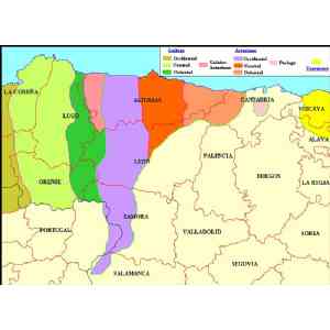 Click para ampliar. Pulsa en el nombre para ver la ficha. Tipos de Asturleones (ww)w.proel.org/lenguas/asturiano1.gif