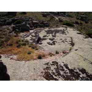 Click para ampliar. Pulsa en el nombre para ver la ficha. Ulaca - Conjunto Lítico - Canchal - Desde arriba