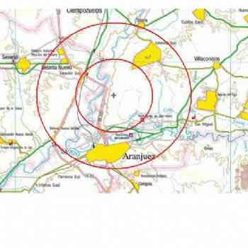 Click para ampliar. Pulsa en el nombre para ver la ficha. Localización probable de Titulciam