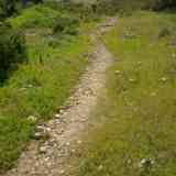 Click para ampliar. Calzada romana. Praesidem ab Rubrae. Cabezas Rubias - Huelva.