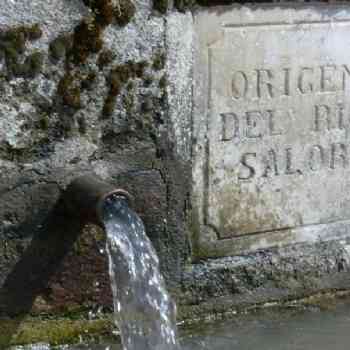 Click para ampliar. Pulsa en el nombre para ver la ficha. Origen del río Salor.