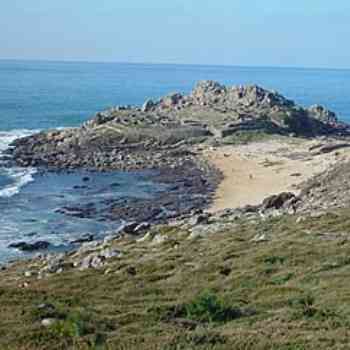 Click para ampliar. Pulsa en el nombre para ver la ficha. Baroña. Castro. Vista General.