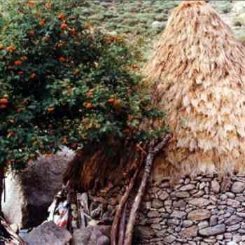 Click para ampliar. Pulsa en el nombre para ver la ficha. Chozo Vettón. Vista lateral