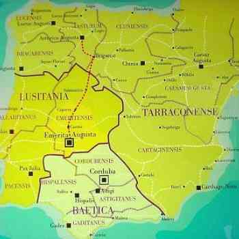 Click para ampliar. Pulsa en el nombre para ver la ficha. Vía Delapidata in Hispania