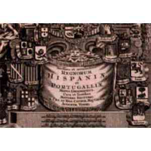 Click para ampliar. Pulsa en el nombre para ver la ficha. Detalle de los antiguos escudos peninsulares