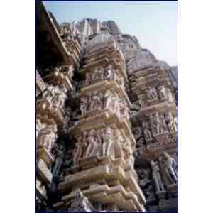 Click para ampliar. Pulsa en el nombre para ver la ficha. Khajuraho, India