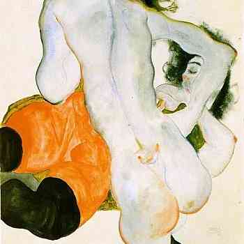 Click para ampliar. Pulsa en el nombre para ver la ficha. Dos mujeres, Egon Schiele