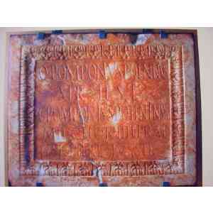 Click para ampliar. Pulsa en el nombre para ver la ficha. Lápida de Norba Caesarina