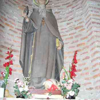 Click para ampliar. Pulsa en el nombre para ver la ficha. San Antón con cerdo yacente