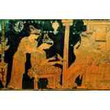 Click para ampliar. Pulsa en el nombre para ver la ficha. Escena de gineceo, Siglo VI a.C.