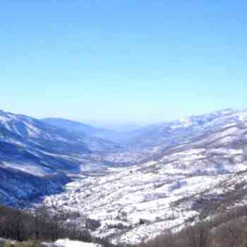 Click para ampliar. Pulsa en el nombre para ver la ficha. El Valle del Jerte nevado