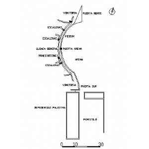 Click para ampliar. Pulsa en el nombre para ver la ficha. Anfiteatro y Palestra de Lucus Augusti II