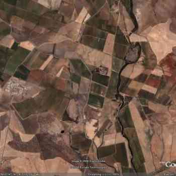 Click para ampliar. Pulsa en el nombre para ver la ficha. Casarente (Montijo): vista aérea.