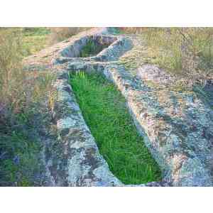 Click para ampliar. Pulsa en el nombre para ver la ficha. Sepulcros antropomorfos visigodos