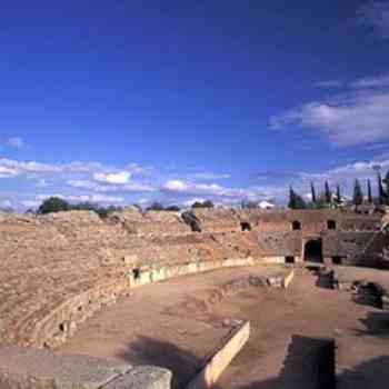 Click para ampliar. Pulsa en el nombre para ver la ficha. Arena del anfiteatro emeritense