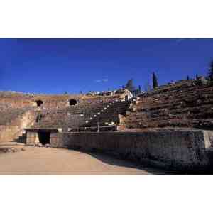 Click para ampliar. Pulsa en el nombre para ver la ficha. Gradas del anfiteatro de Mérida