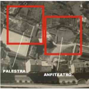 Click para ampliar. Pulsa en el nombre para ver la ficha. Anfiteatro y Palestra de Lucus Augusti