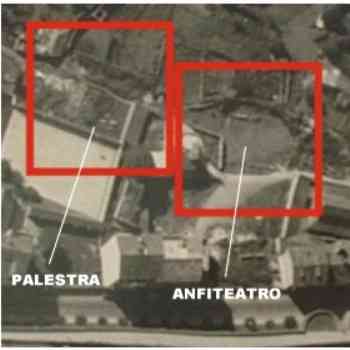 Click para ampliar. Pulsa en el nombre para ver la ficha. Anfiteatro y Palestra de Lucus Augusti