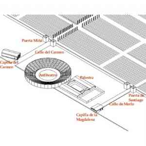 Click para ampliar. Pulsa en el nombre para ver la ficha. Anfiteatro de Lucus Augusti IV