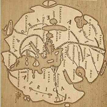 Click para ampliar. Pulsa en el nombre para ver la ficha. Orbis Terrarum (Orientación Norte-Sur)