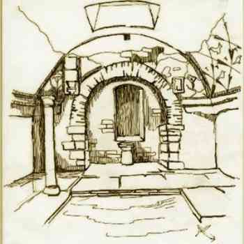 Click para ampliar. Pulsa en el nombre para ver la ficha. Santa Eulalia de Bóveda. Imagen de su interior