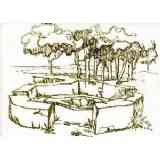 Click para ampliar. Pulsa en el nombre para ver la ficha. Basíca de Vega de Mar. Imagen del baptisterio