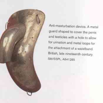 Click para ampliar. Pulsa en el nombre para ver la ficha. Adminículo antimasturbatorio