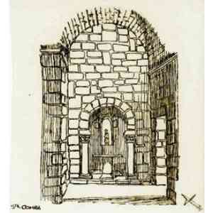 Click para ampliar. Pulsa en el nombre para ver la ficha. Santa Comba de Bande: imagen de su interior.